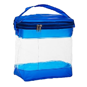 Necessaire PVC Cristal Personalizada com Alça e Zíper  1