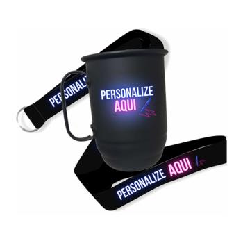Caneca Alumínio Universitária Personalizada 500ml com Tirante 1