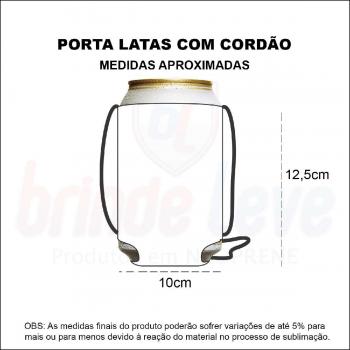 Porta Lata 350ml com Cordão Personalizado 2