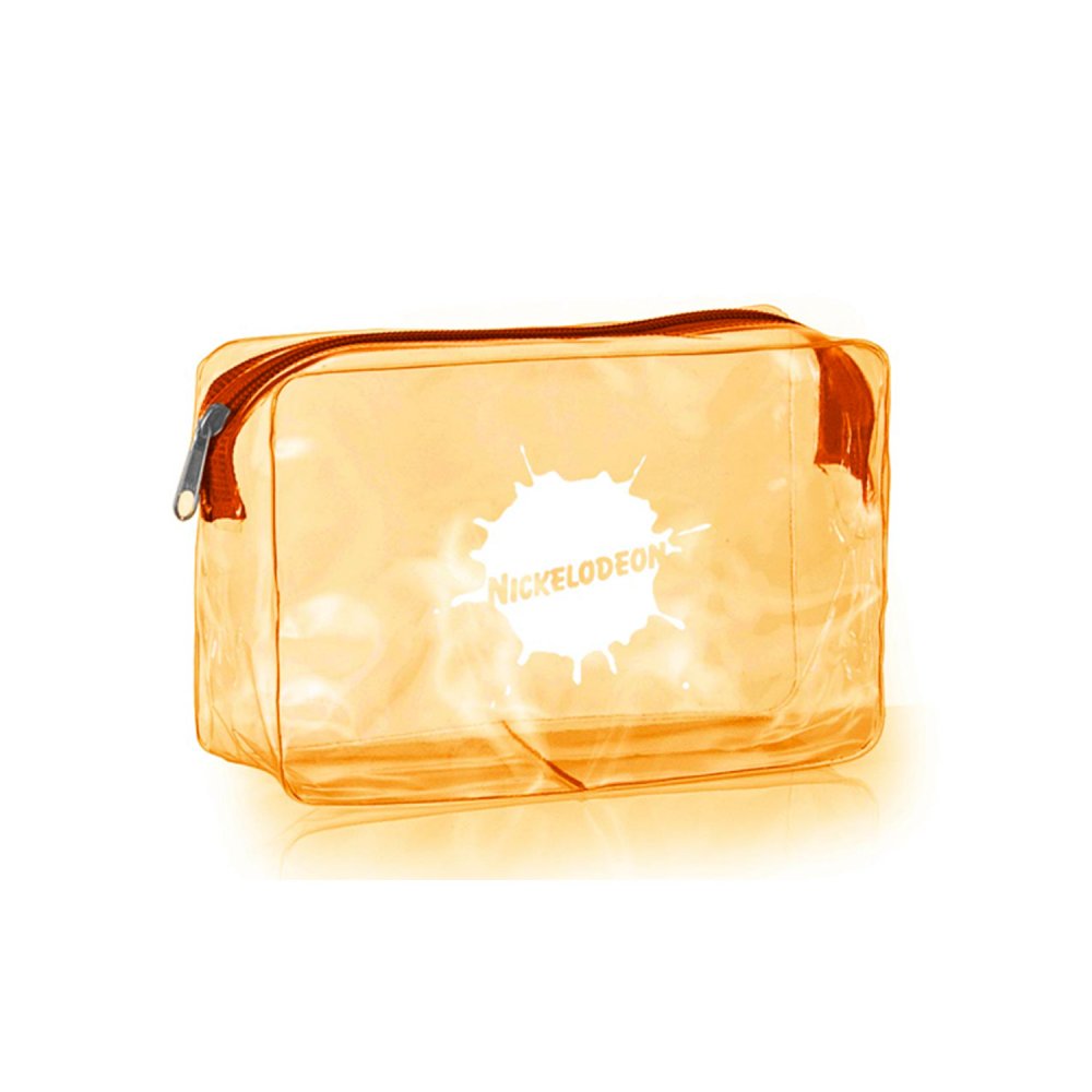Necessaire Retangular Personalizada PVC Transparente Colorido