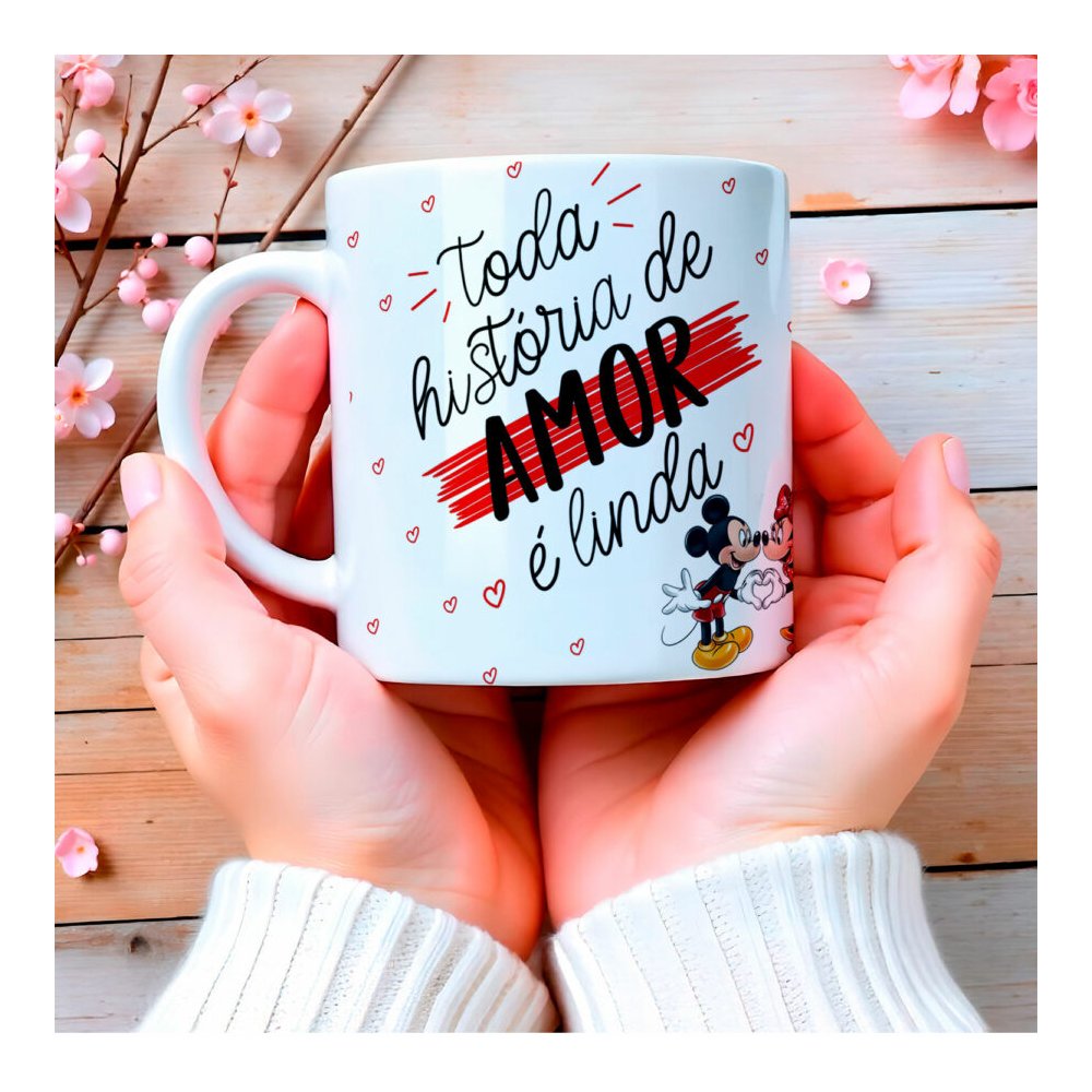 Caneca de Porcelana 325ml Personalizada